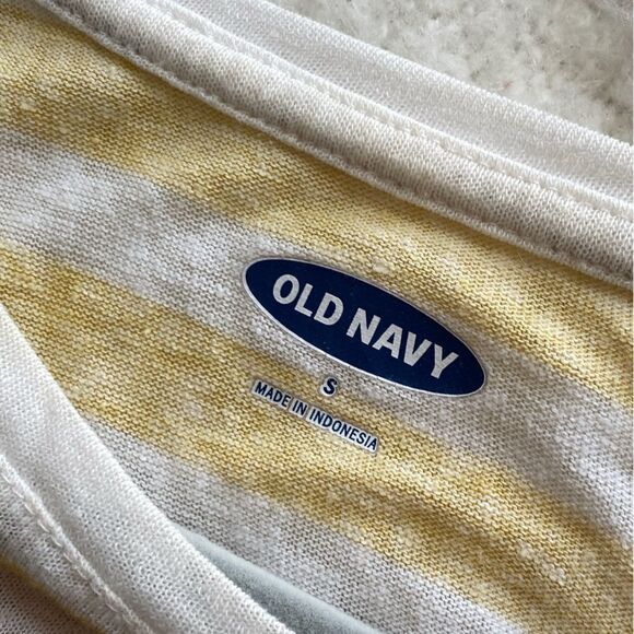 Old Navy Short Sleeve Striped Tee Shirt Size Small - Picture 6 of 7